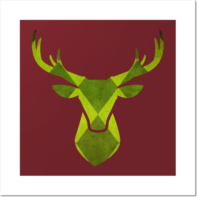 Reindeer Argyle Wall Art by chriswig